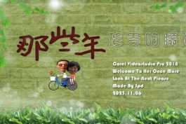 会声会影模板【昔日模板052】