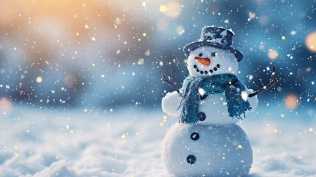 下雪绿屏及雪景制作-66款