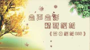 会声会影模板【昔日模板056】