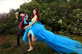 2026第101重发 精美绚丽花瓣圆形图片婚礼相册展示