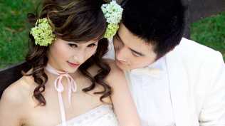 2026第178重发 绚丽唯美白色粒子浪漫婚礼展示