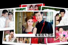 2026第378重发  唯美婚礼婚庆节日纪念相册展示