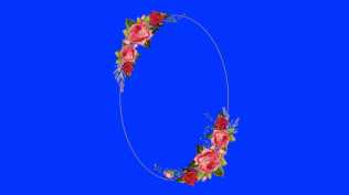 绿屏素材-花朵花样出字出图-1-32款