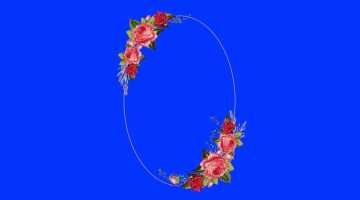 绿屏素材-花朵花样出字出图-1-32款