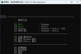 Microsoft Activation Scripts(MAS最新版) v3.8 中文汉化版