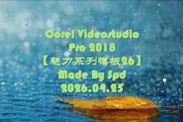 会声会影模板【退休情怀019】