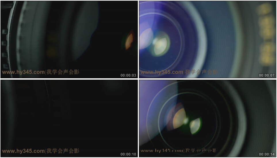 2款相机水平移动特写镜头转场视频素材
