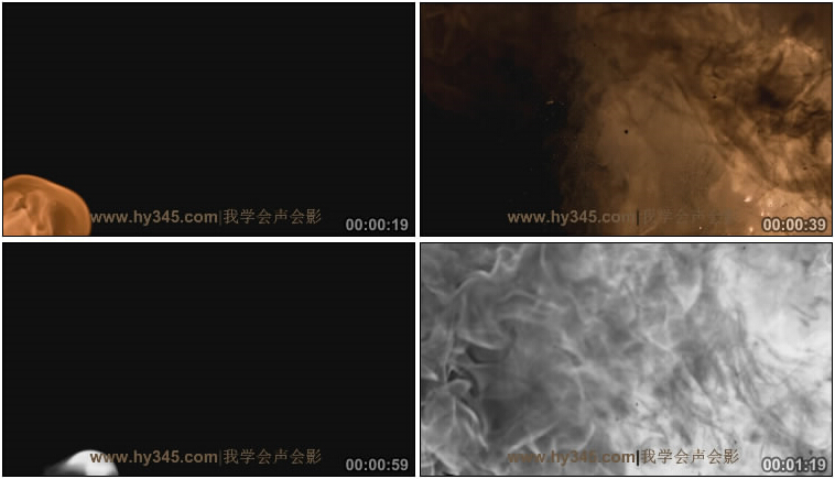 4款带透明通道的熊熊大火燃烧震撼视频素材