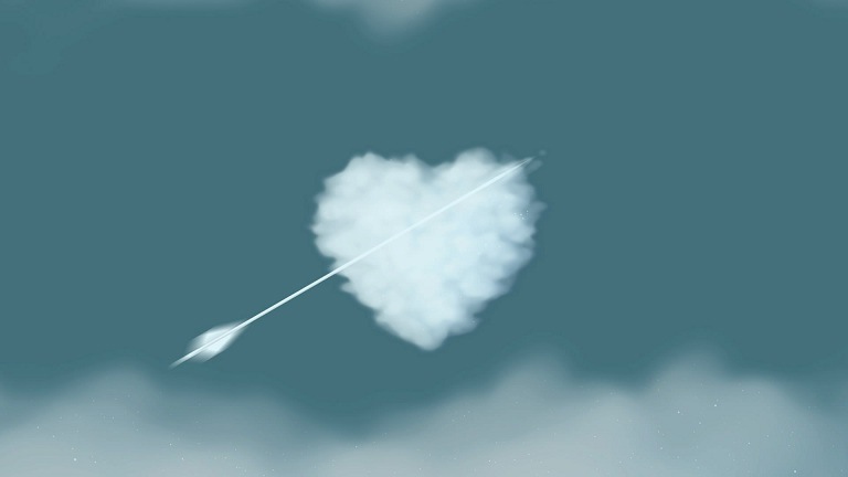 两款小清新风格的情人节爱情片头模板