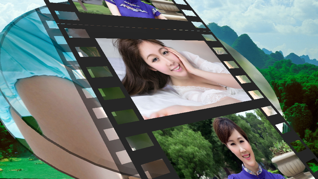 X2018 唯美经典好莱坞转场特效 《我只在乎你》写真相册
