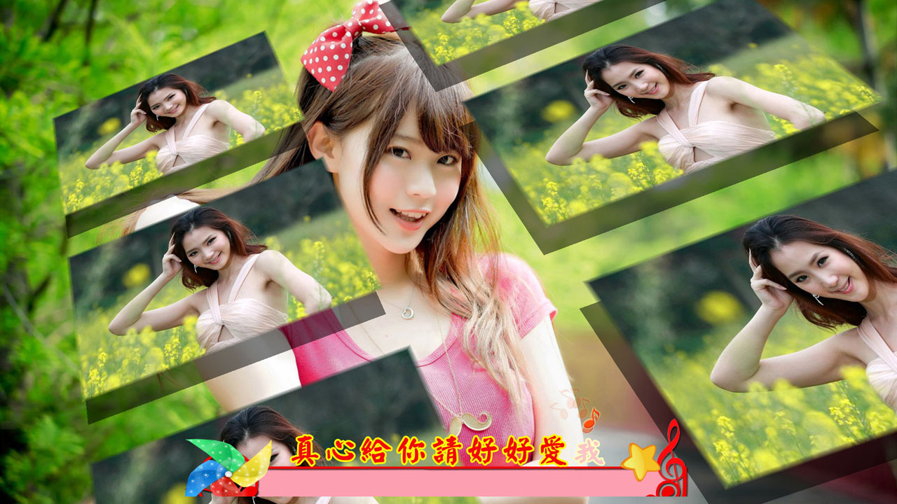 X2018 精美好莱坞转场浪漫婚礼《我的爱只给你一个》相册