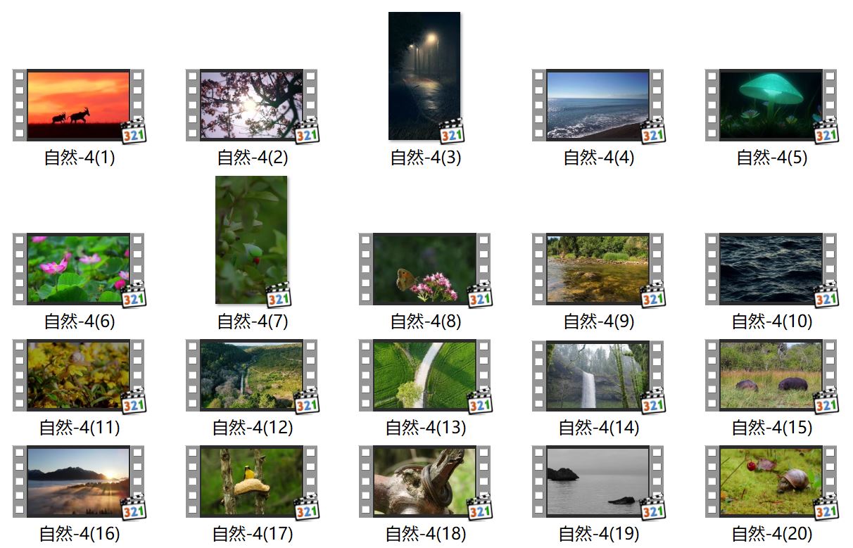 实拍素材-自然风光-4-60款