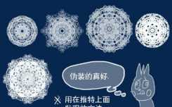 手绘教程：简单几步做出华丽丽的蕾丝花纹图案！