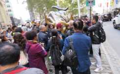 美国纽约市区游：世界金融中心华尔街 纽约证券交易所